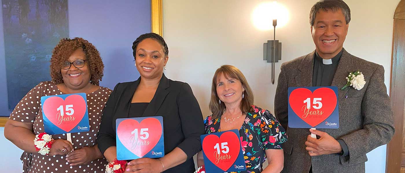 St. Camillus Celebrates Service Milestones